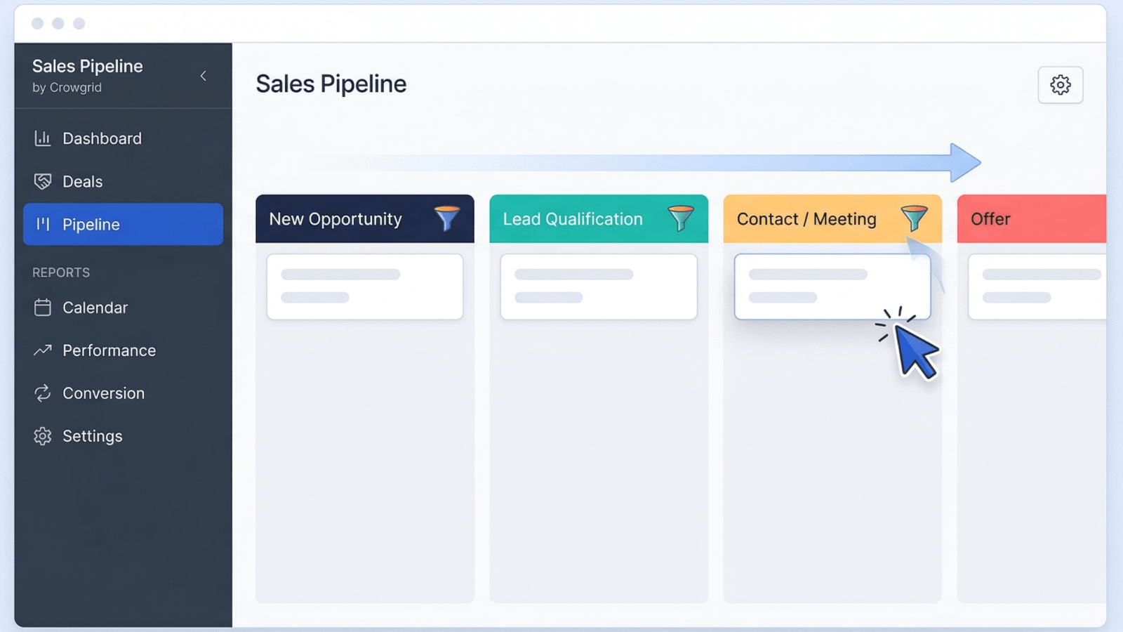 Setting up pipeline stages